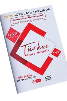 Galatasaray Üniversitesi Öğrencisinden TYT Türkçe Hap Bilgi Ders Notları Hap Bilgi Yayınları