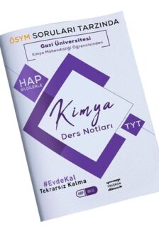 Gazi Üniversitesi Öğrencisinden TYT Kimya Hap Bilgi Ders Notları Hap Bilgi Yayınları