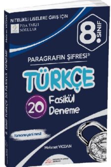 Paragrafın Şifresi 8. Sınıf Türkçe Denemeleri